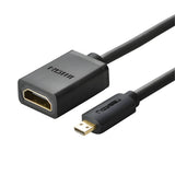 UGREEN 20134-20134 Micro HDMI Male to HDMI Female Adapter - Black (2 pack by Valotronics)