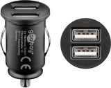 Goobay Dual-USB 12 W Car Charger