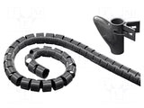 Goobay Cable Duct 2.5m Robust Spiral Cable Wrap