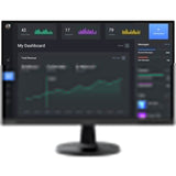 Lenovo C24-40 23,8inch FHD Monitor (VA Panel, 60Hz, 4ms, HDMI, VGA, 3-Side Borde