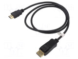 Goobay DisplayPort to HDMI 1m Cable
