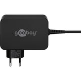 Goobay USB-C 65w Charger for Laptops - Black