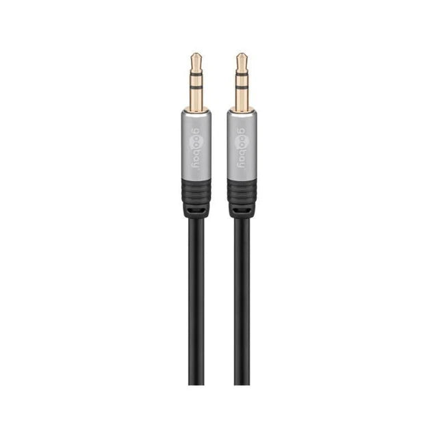 Goobay Stereo 3.5mm Jack Audio Adapter 3m Cable (2 pack by Valotronics)