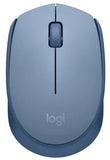 Logitech M171 Optical Wireless Office Mouse - Blue
