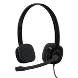 Logitech H151 Multi Device Wired Stereo Headset with 3.5mm Audio Jack Connection