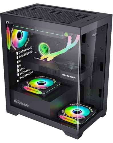 Armaggeddon Aquaron Pro ATX Gaming Case - Black