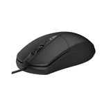 Alcatroz Asic 2 High Resolution Optical Wired Mouse - Black (2 pack by Valotronics)
