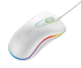 Alcatroz Asic 9 RGB FX Wired USB Mouse - White (2 pack by Valotronics)