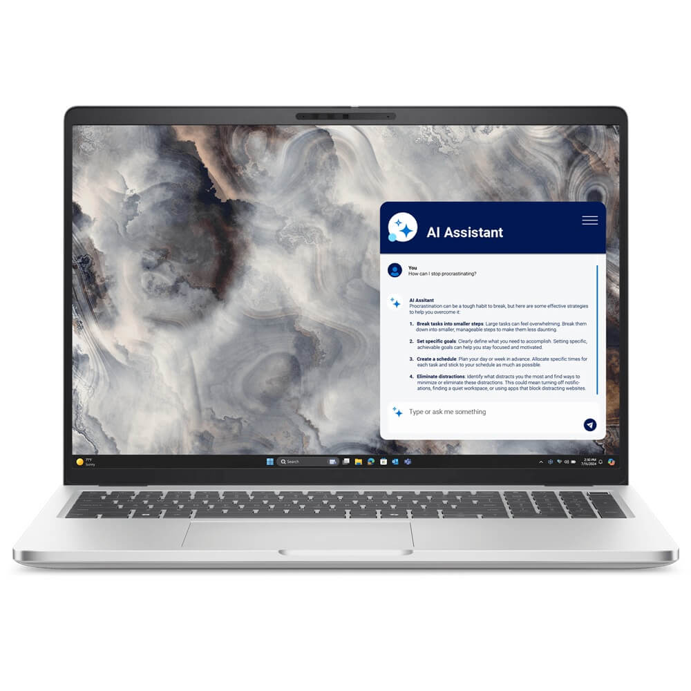 Dell Pro 16 Plus: Intel Core Ultra 7 265U, vPro (12 TOPS NPU, 12 cores, up to 5.