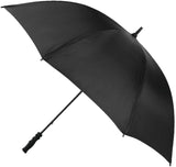 CASEY HANDHELD LARGE BLACK UMBRELLA (2 pack by Valotronics)