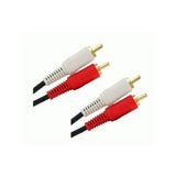 RCA(L+R) Extension (male-male) (12 pack by Valotronics)