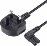 3 Pin UK – Figure 8 0.75mm² x 2 core Flat Black (3 (3 (3 (3 (3 (3 (3 (3 (3 pack by Valotronics)