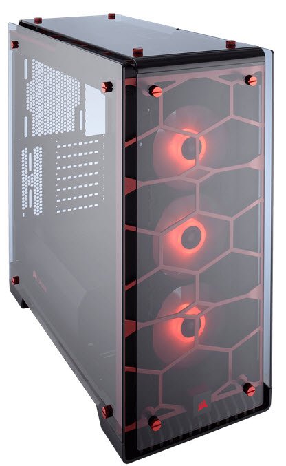 Corsair 570X-RGB crystal+3xR