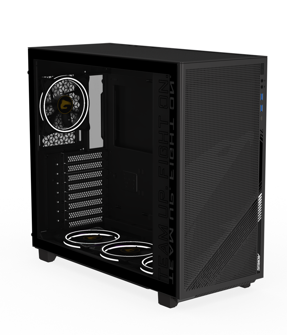 Gb aorus C400 t.Glass
