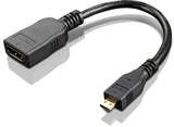 miCro-HDMI->HDMI connecter/ca (5 pack by Valotronics)