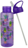 Casey FlipTop 1 Litre Plastic Water Bottle With Drinking (3 pack by Valotronics)