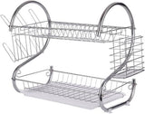 Casey 2 Layer 38cm Stainless Steel Dish Rack
