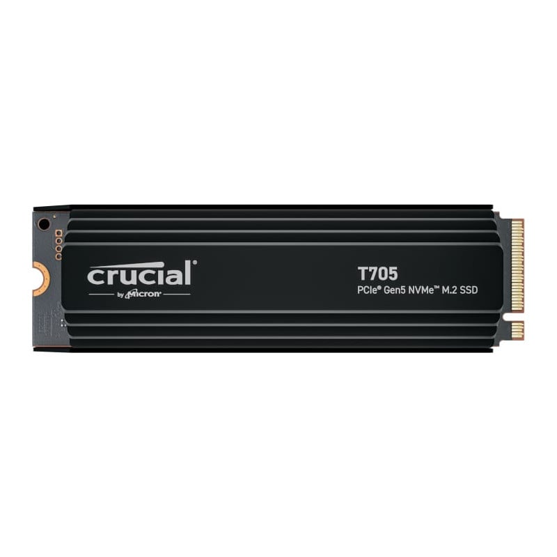 Crucial 4TB T705 NVMe PCIe 5.0 M.2 Internal SSD with Heatsink