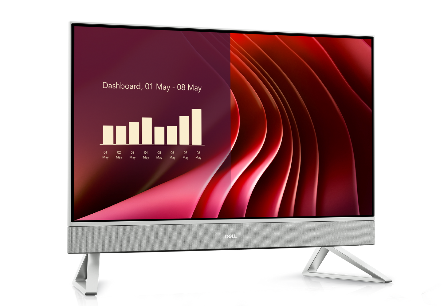 Dell 24 AIO EC24250:Intel Core i5-1334U (12M Cache, up to 4.6 GHz), 23.8" FHD (1