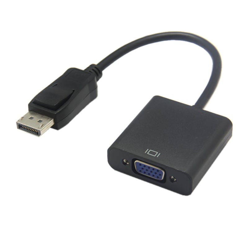 Gizzu 4K DisplayPort to VGA Active Adapter Poly (2 pack by Valotronics)