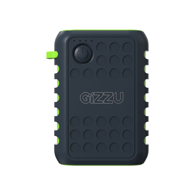 Gizzu Rugged Power Bank 10000mAh 18W, Input Type-C