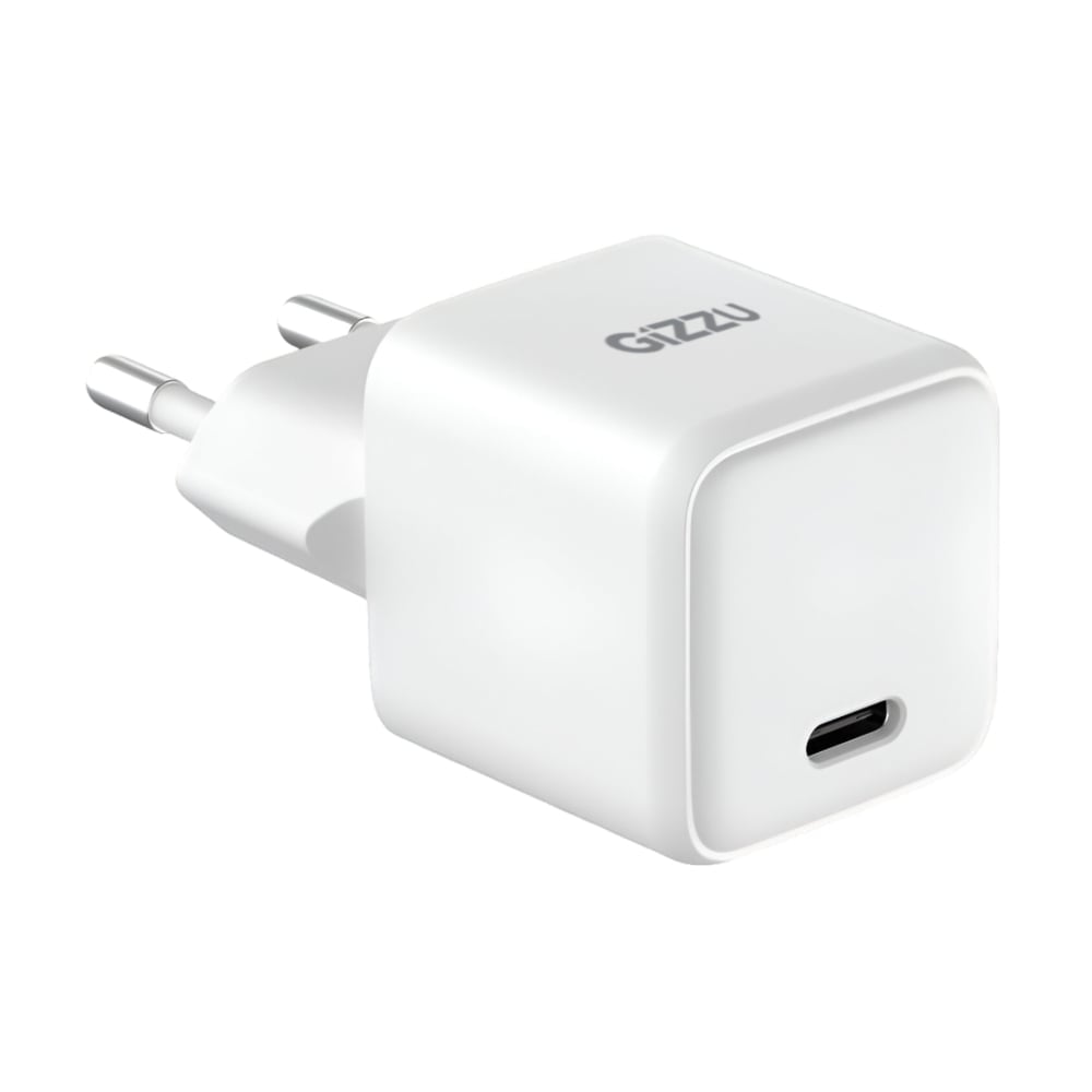 Gizzu Single Type-C PD20W White Wall Charger
