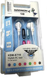 Geeko In-Ear Earphones With Volume (3 pack by Valotronics)