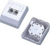NetiX UTP CATE Wall Mount Box W (3 pack by Valotronics)