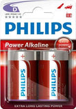 Philips Power Alkaline Battery LR20P2B 2 X D Alkaline (2 pack by Valotronics)