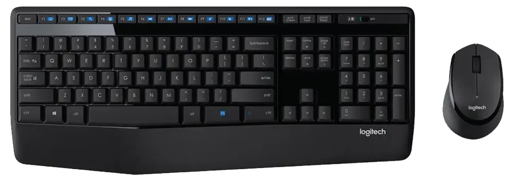 Logitech MK345 - Wireless Keyboard and Mouse Combo - Black - USB
