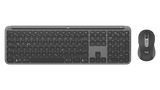 Logitech MK950 - Wireless Keyboard and Mouse - Graphite - Bluetooth