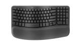 Logitech Wave Keys - Wireless Ergonomic Keyboard - Bluetooth - Intergrated Palm