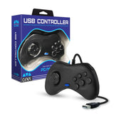 Cirka Saturn-Style USB Controller for PC/ Mac - Black