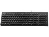 MECER BLACK USB SLIM KEYBOARD W/Copilot.