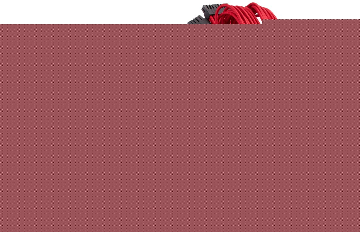 Corsair modular 2x PCiE Red