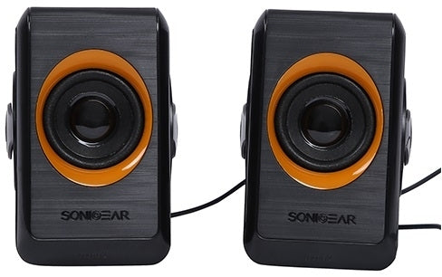 SonicGear Quatro 2 2.0 Speaker System - Orange