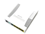 MikroTik SwOS Smart Switch 5 Port Gigabit 1SFP PoE Out | CSS106-1G-4P-1S