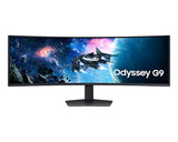 SAMSUNG 49 inches Dual QHD (5120 x 1440) 240Hz 0.03ms (GtG) VESA DisplayHDR True Black 400 OLED 32:9 HDMI 2.1 Micro HDMI DisplayPort USB-C Upstream and Downstream Ports AMD FreeSync Premium Pro Ergonomic Stand Smart TV Apps Samsung Gaming Hu