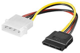 Unique SATA Male to 4 Pin Female Molex Adapter (2 pack by Valotronics)