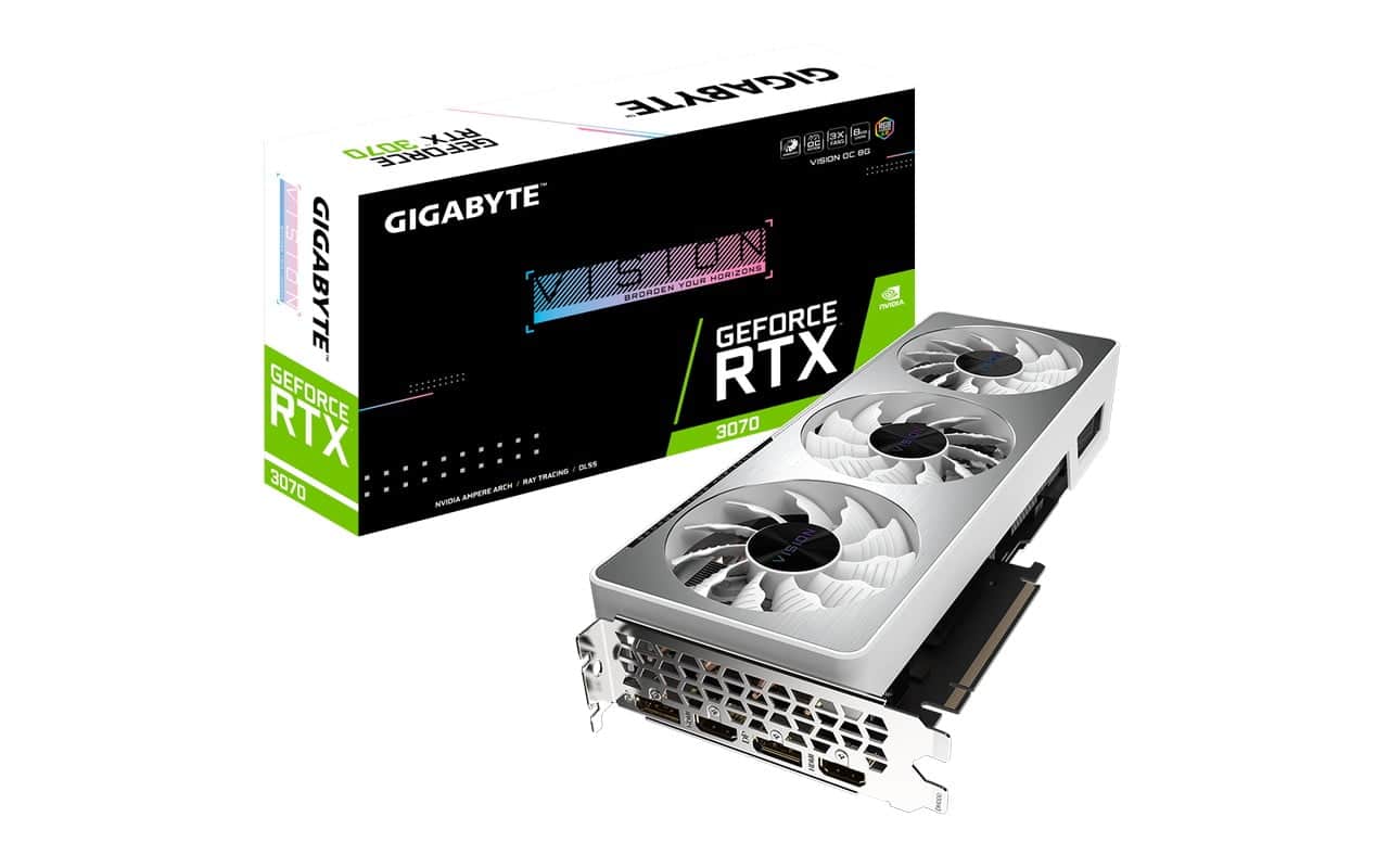 Gb rtx3070 Vision Oc 8G d6