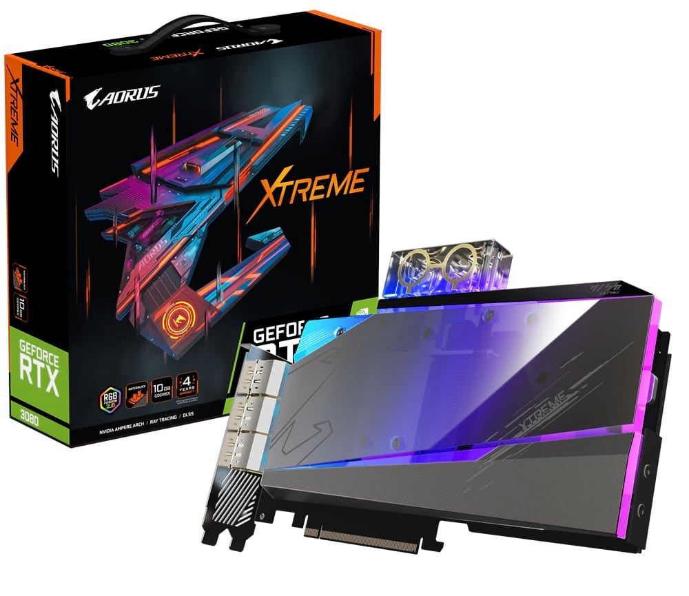 Gb rtx3080 Aorus Xtreme W.B