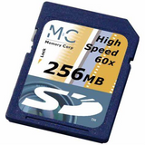 256MB Tatu SD 120x (2 pack by Valotronics)