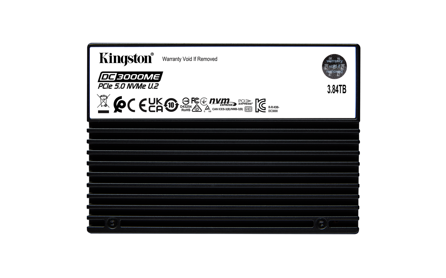Kingston 3.84TB DC3000ME U.2 PCIe 5.0 NVMe TCG Opal Enterprise SSD