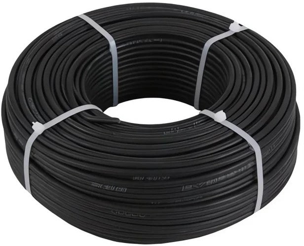 Solarix 6mm2 Single Core Solar Photovoltaic PV Cable Black (3 pack by Valotronics)