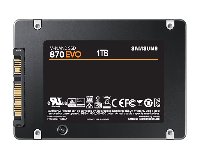 2.5INCH SSD 1TB SATA III DRIVE.