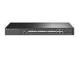 TP-LINK - T2600G-28SQ 24-PORT GIGABIT SFP L2 MANAGED SWITCH WITH 4 10G SFP+ SLOTS