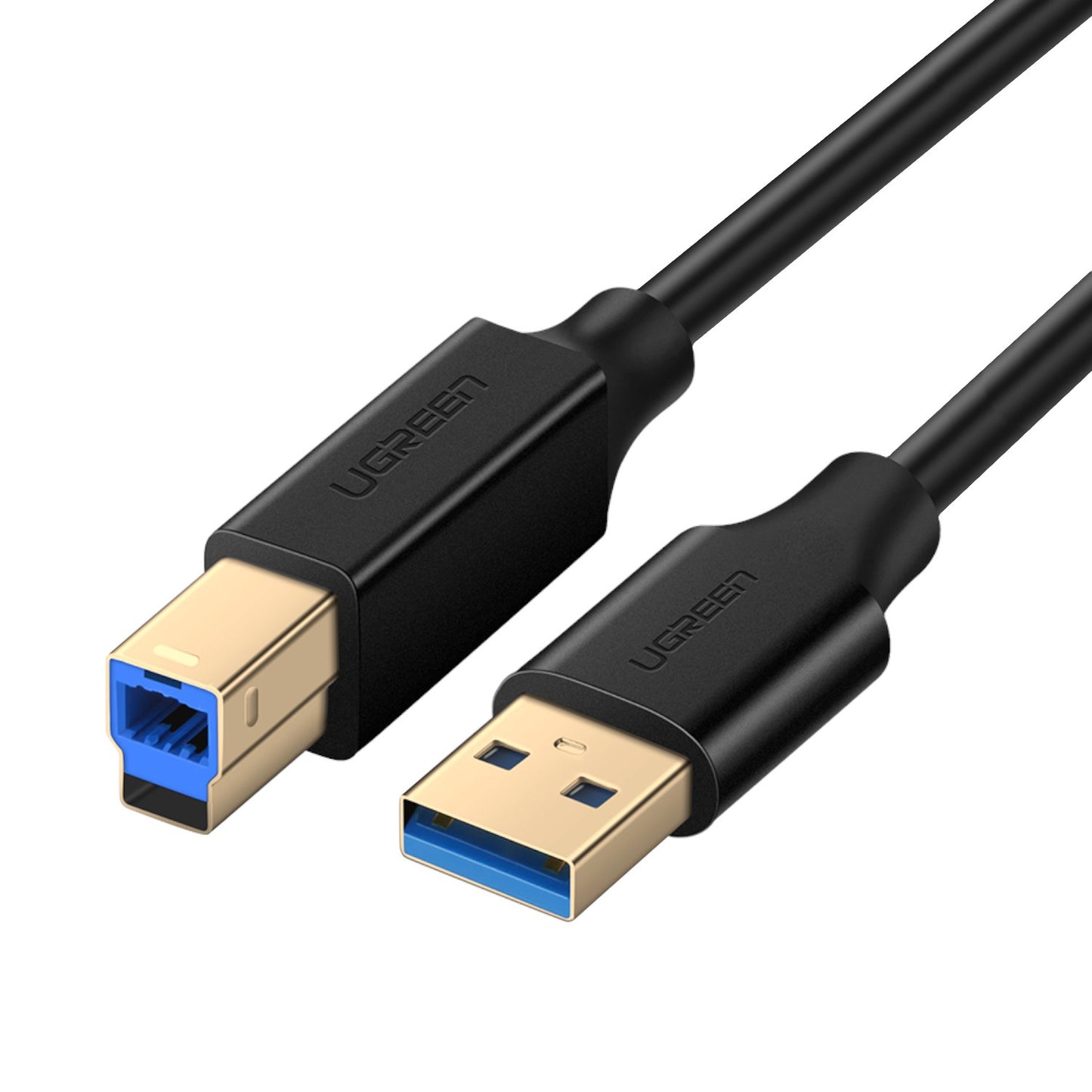 UGreen US210 USB-A Printer Cable 2M - Black (2 pack by Valotronics)