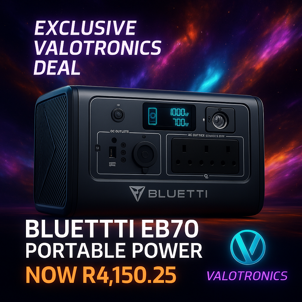 BLUETTI EB70 1000W Portable Power Station (720Wh) – Promo