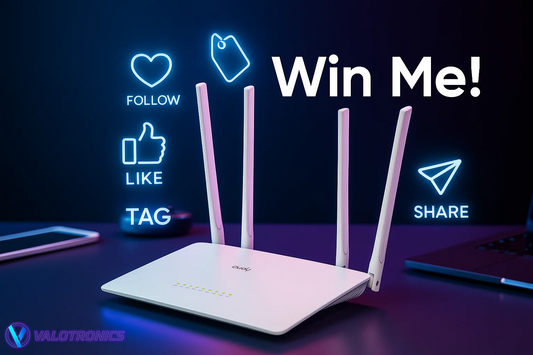 🎉 Valotronics Giveaway – Win a Cudy AC1200 Dual Band Smart WiFi Router!