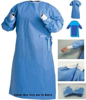 Casey Disposable SMS Fabric Reinforced Surgical Gown - Medium